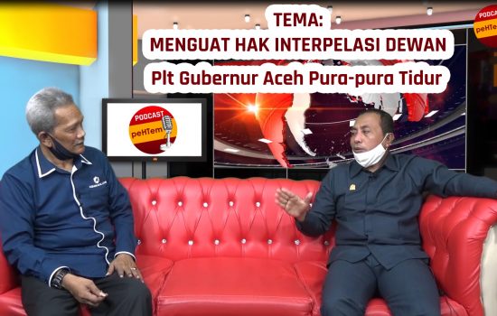 Plt Gubernur Aceh Pura-pura Tidur